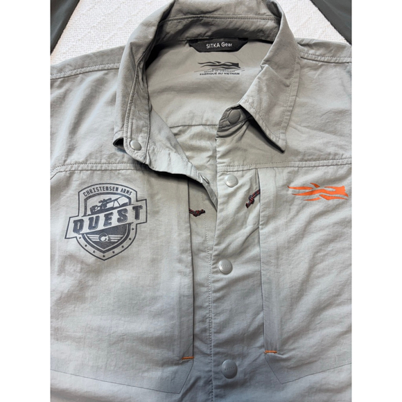 Sitka Gear Gorpcore Christensen Arms Quest Scouting Shirt Granite Men's Medium - Picture 4 of 7